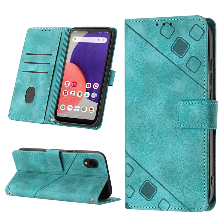 Custodia per telefono in pelle goffrata effetto pelle, For Samsung Galaxy A10e / A20e, For Samsung Galaxy A10 / M10, For Samsung Galaxy A21s, For Samsung Galaxy A22 5G JP Version