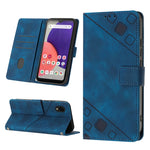 Custodia per telefono in pelle goffrata effetto pelle, For Samsung Galaxy A10e / A20e, For Samsung Galaxy A10 / M10, For Samsung Galaxy A21s, For Samsung Galaxy A22 5G JP Version