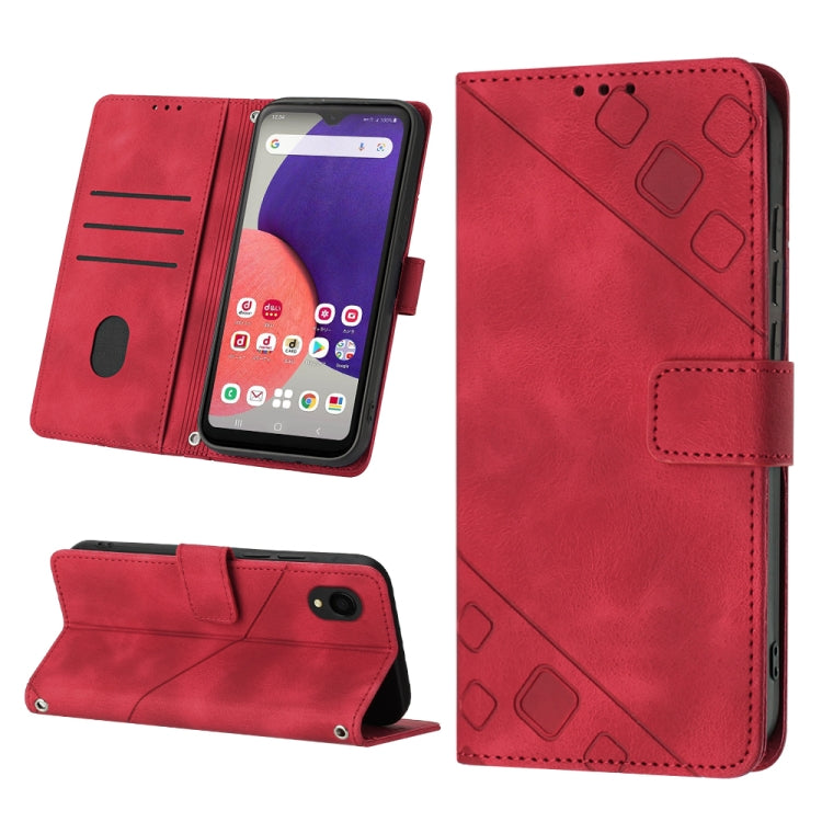 Custodia per telefono in pelle goffrata effetto pelle, For Samsung Galaxy A10e / A20e, For Samsung Galaxy A10 / M10, For Samsung Galaxy A21s, For Samsung Galaxy A22 5G JP Version