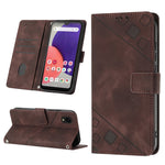 Custodia per telefono in pelle goffrata effetto pelle, For Samsung Galaxy A10e / A20e, For Samsung Galaxy A10 / M10, For Samsung Galaxy A21s, For Samsung Galaxy A22 5G JP Version