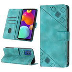 Custodia per telefono in pelle goffrata effetto pelle, For Samsung Galaxy F62 / M62, For Samsung Galaxy M13 Global, For Samsung Galaxy M14 5G, For Samsung Galaxy M30s / M21