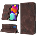Custodia per telefono in pelle goffrata effetto pelle, For Samsung Galaxy F62 / M62, For Samsung Galaxy M13 Global, For Samsung Galaxy M14 5G, For Samsung Galaxy M30s / M21