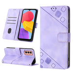 Custodia per telefono in pelle goffrata effetto pelle, For Samsung Galaxy F62 / M62, For Samsung Galaxy M13 Global, For Samsung Galaxy M14 5G, For Samsung Galaxy M30s / M21