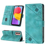 Custodia per telefono in pelle goffrata effetto pelle, For Samsung Galaxy F62 / M62, For Samsung Galaxy M13 Global, For Samsung Galaxy M14 5G, For Samsung Galaxy M30s / M21