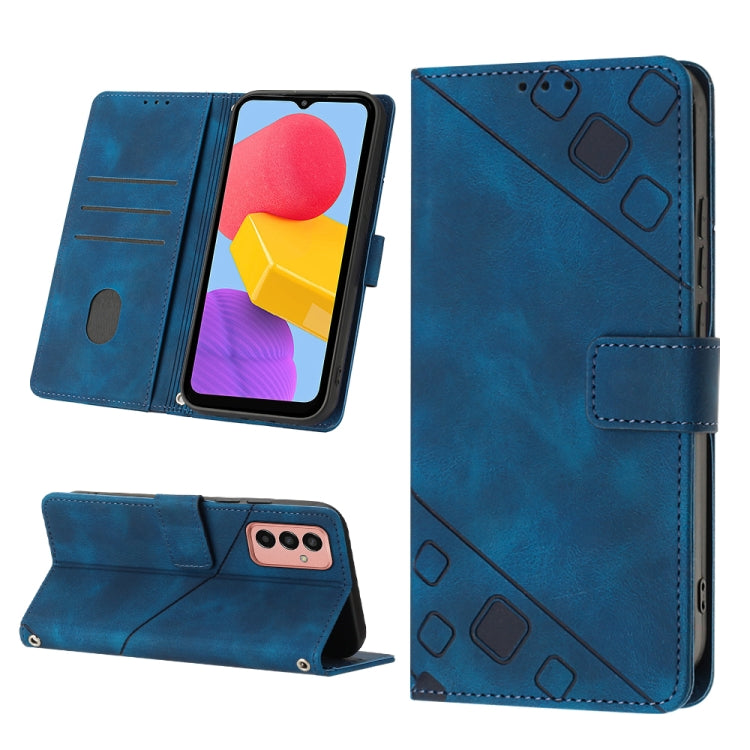 Custodia per telefono in pelle goffrata effetto pelle, For Samsung Galaxy F62 / M62, For Samsung Galaxy M13 Global, For Samsung Galaxy M14 5G, For Samsung Galaxy M30s / M21