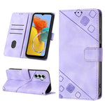 Custodia per telefono in pelle goffrata effetto pelle, For Samsung Galaxy F62 / M62, For Samsung Galaxy M13 Global, For Samsung Galaxy M14 5G, For Samsung Galaxy M30s / M21
