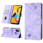 Custodia per telefono in pelle goffrata effetto pelle, For Samsung Galaxy F62 / M62, For Samsung Galaxy M13 Global, For Samsung Galaxy M14 5G, For Samsung Galaxy M30s / M21