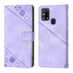 Custodia per telefono in pelle goffrata effetto pelle, For Samsung Galaxy M31 / F41 / M21s, For Samsung Galaxy M31s, For Samsung Galaxy M33 5G Global, For Samsung Galaxy M51