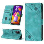 Custodia per telefono in pelle goffrata effetto pelle, For Samsung Galaxy M31 / F41 / M21s, For Samsung Galaxy M31s, For Samsung Galaxy M33 5G Global, For Samsung Galaxy M51