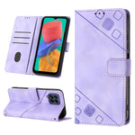 Custodia per telefono in pelle goffrata effetto pelle, For Samsung Galaxy M31 / F41 / M21s, For Samsung Galaxy M31s, For Samsung Galaxy M33 5G Global, For Samsung Galaxy M51