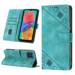 Custodia per telefono in pelle goffrata effetto pelle, For Samsung Galaxy M31 / F41 / M21s, For Samsung Galaxy M31s, For Samsung Galaxy M33 5G Global, For Samsung Galaxy M51