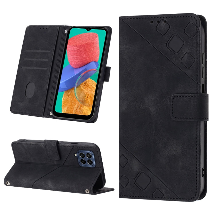 Custodia per telefono in pelle goffrata effetto pelle, For Samsung Galaxy M31 / F41 / M21s, For Samsung Galaxy M31s, For Samsung Galaxy M33 5G Global, For Samsung Galaxy M51