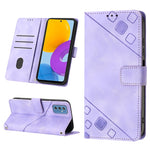 Custodia per telefono in pelle goffrata effetto pelle, For Samsung Galaxy M52 5G, For Samsung Galaxy M53 5G, For Samsung Galaxy S20, For Samsung Galaxy S20+
