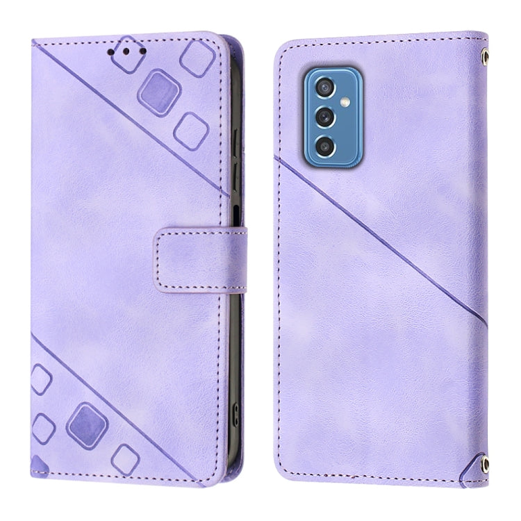 Custodia per telefono in pelle goffrata effetto pelle, For Samsung Galaxy M52 5G, For Samsung Galaxy M53 5G, For Samsung Galaxy S20, For Samsung Galaxy S20+