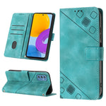 Custodia per telefono in pelle goffrata effetto pelle, For Samsung Galaxy M52 5G, For Samsung Galaxy M53 5G, For Samsung Galaxy S20, For Samsung Galaxy S20+