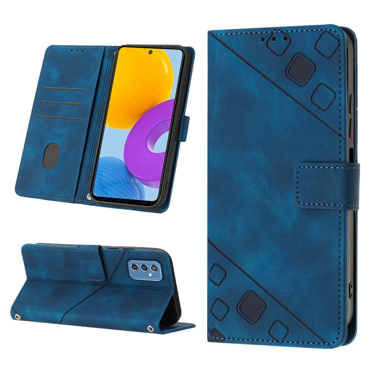 Custodia per telefono in pelle goffrata effetto pelle, For Samsung Galaxy M52 5G, For Samsung Galaxy M53 5G, For Samsung Galaxy S20, For Samsung Galaxy S20+