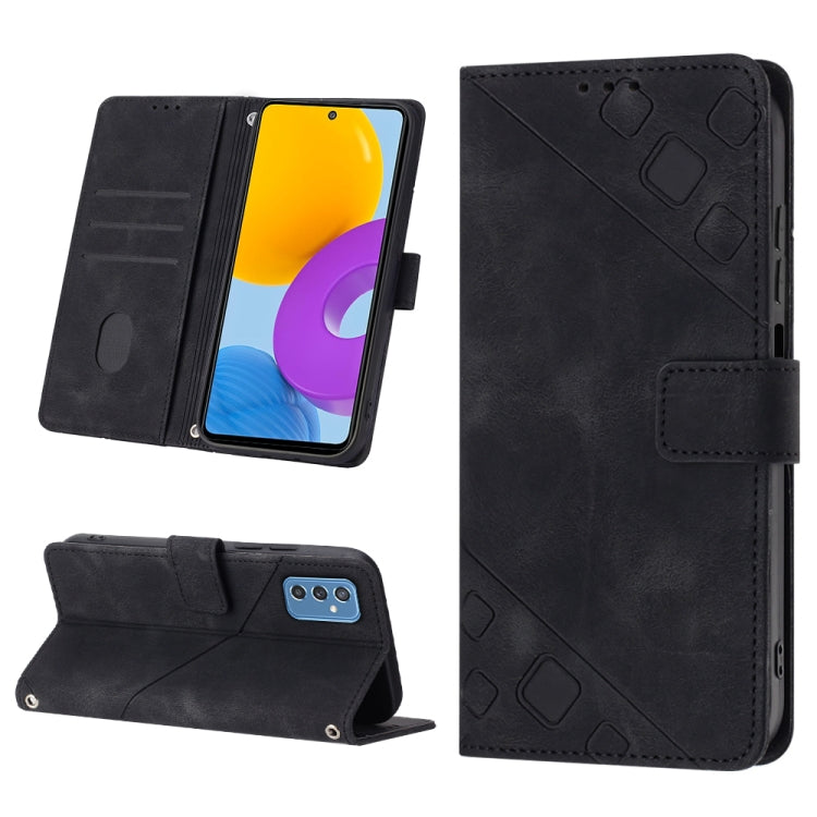 Custodia per telefono in pelle goffrata effetto pelle, For Samsung Galaxy M52 5G, For Samsung Galaxy M53 5G, For Samsung Galaxy S20, For Samsung Galaxy S20+
