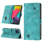 Custodia per telefono in pelle goffrata effetto pelle, For Samsung Galaxy M52 5G, For Samsung Galaxy M53 5G, For Samsung Galaxy S20, For Samsung Galaxy S20+