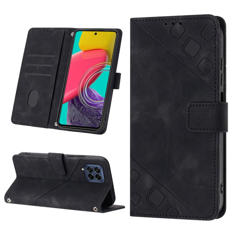 Custodia per telefono in pelle goffrata effetto pelle, For Samsung Galaxy M52 5G, For Samsung Galaxy M53 5G, For Samsung Galaxy S20, For Samsung Galaxy S20+