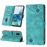 Custodia per telefono in pelle goffrata effetto pelle, For Samsung Galaxy M52 5G, For Samsung Galaxy M53 5G, For Samsung Galaxy S20, For Samsung Galaxy S20+