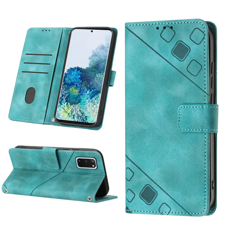 Custodia per telefono in pelle goffrata effetto pelle, For Samsung Galaxy M52 5G, For Samsung Galaxy M53 5G, For Samsung Galaxy S20, For Samsung Galaxy S20+