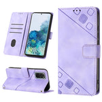 Custodia per telefono in pelle goffrata effetto pelle, For Samsung Galaxy M52 5G, For Samsung Galaxy M53 5G, For Samsung Galaxy S20, For Samsung Galaxy S20+