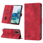 Custodia per telefono in pelle goffrata effetto pelle, For Samsung Galaxy M52 5G, For Samsung Galaxy M53 5G, For Samsung Galaxy S20, For Samsung Galaxy S20+