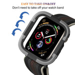 Cassa dell'orologio con telaio in armatura, For Apple Watch Series SE 2&6&SE&5&4 40mm