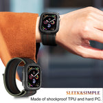 Cassa dell'orologio con telaio in armatura, For Apple Watch Series 9 / 8 / 7 41mm, For Apple Watch Series SE 2&6&SE&5&4 44mm, For Apple Watch Series 9 / 8 / 7 45mm, For Apple Watch Ultra 3 / 2 / 1 49mm