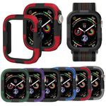 Cassa dell'orologio con telaio in armatura, For Apple Watch Series 9 / 8 / 7 41mm, For Apple Watch Series SE 2&6&SE&5&4 44mm, For Apple Watch Series 9 / 8 / 7 45mm, For Apple Watch Ultra 3 / 2 / 1 49mm