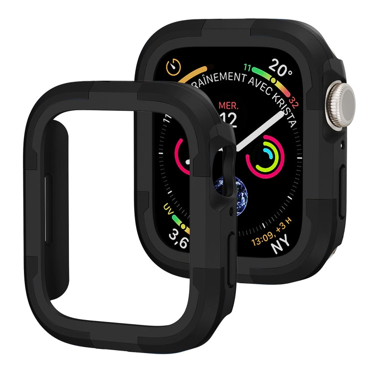 Cassa dell'orologio con telaio in armatura, For Apple Watch Series 9 / 8 / 7 41mm, For Apple Watch Series SE 2&6&SE&5&4 44mm, For Apple Watch Series 9 / 8 / 7 45mm, For Apple Watch Ultra 3 / 2 / 1 49mm
