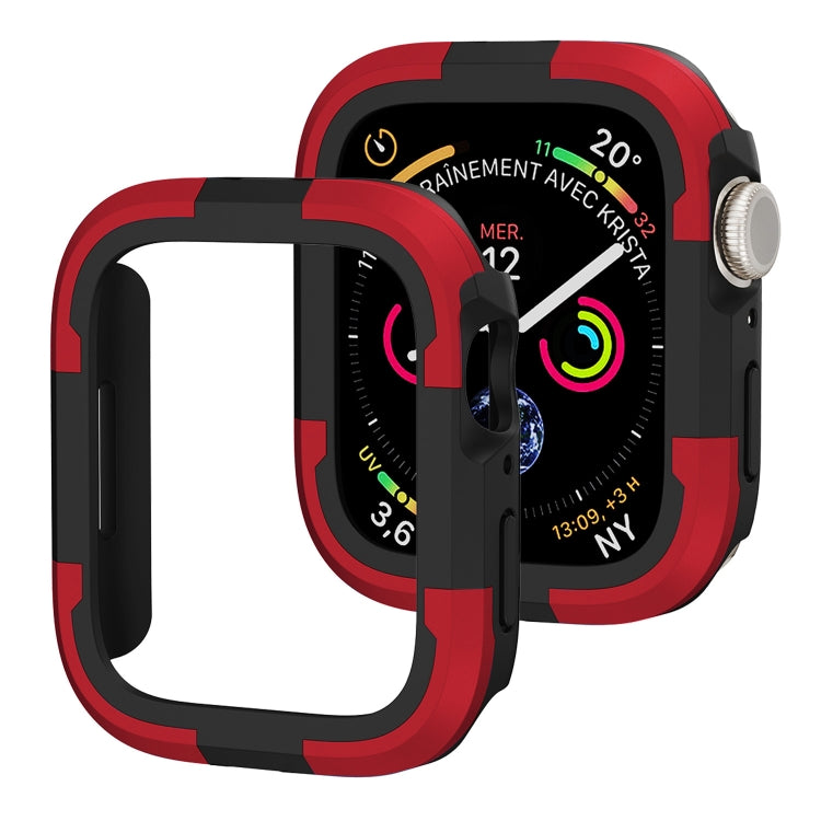 Cassa dell'orologio con telaio in armatura, For Apple Watch Series 9 / 8 / 7 41mm, For Apple Watch Series SE 2&6&SE&5&4 44mm, For Apple Watch Series 9 / 8 / 7 45mm, For Apple Watch Ultra 3 / 2 / 1 49mm