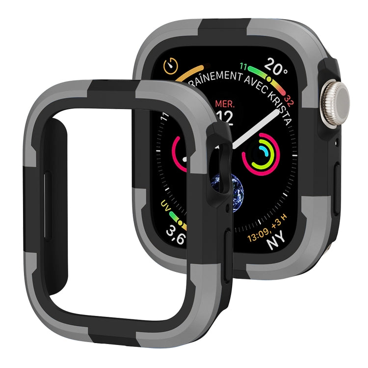 Cassa dell'orologio con telaio in armatura, For Apple Watch Series 9 / 8 / 7 41mm, For Apple Watch Series SE 2&6&SE&5&4 44mm, For Apple Watch Series 9 / 8 / 7 45mm, For Apple Watch Ultra 3 / 2 / 1 49mm