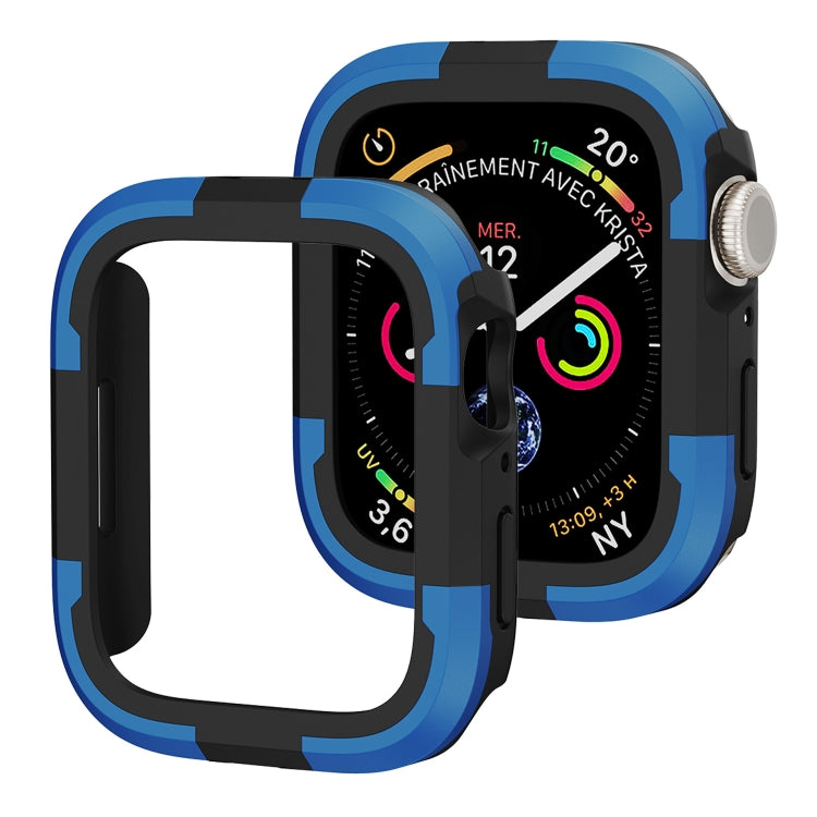 Cassa dell'orologio con telaio in armatura, For Apple Watch Series 9 / 8 / 7 41mm, For Apple Watch Series SE 2&6&SE&5&4 44mm, For Apple Watch Series 9 / 8 / 7 45mm, For Apple Watch Ultra 3 / 2 / 1 49mm