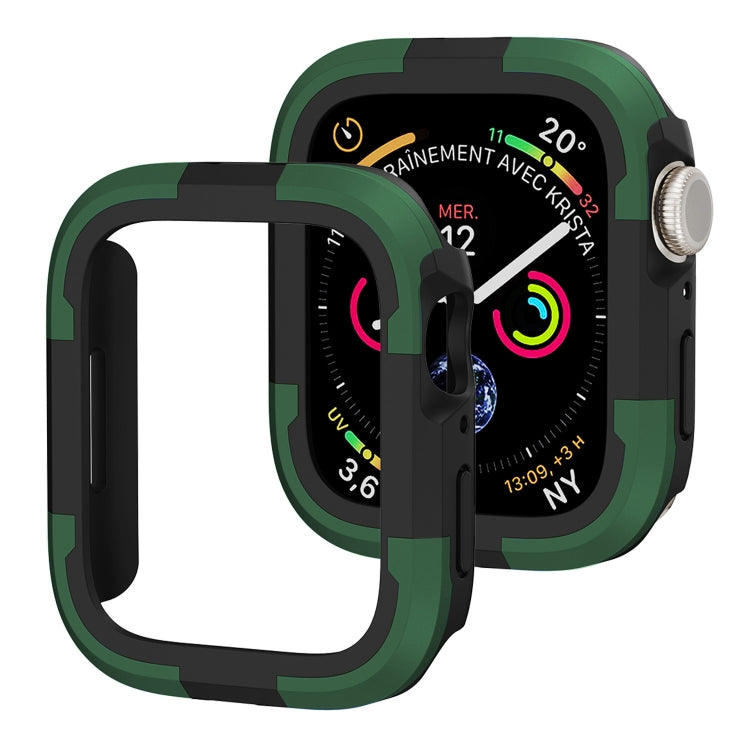 Cassa dell'orologio con telaio in armatura, For Apple Watch Series 9 / 8 / 7 41mm, For Apple Watch Series SE 2&6&SE&5&4 44mm, For Apple Watch Series 9 / 8 / 7 45mm, For Apple Watch Ultra 3 / 2 / 1 49mm
