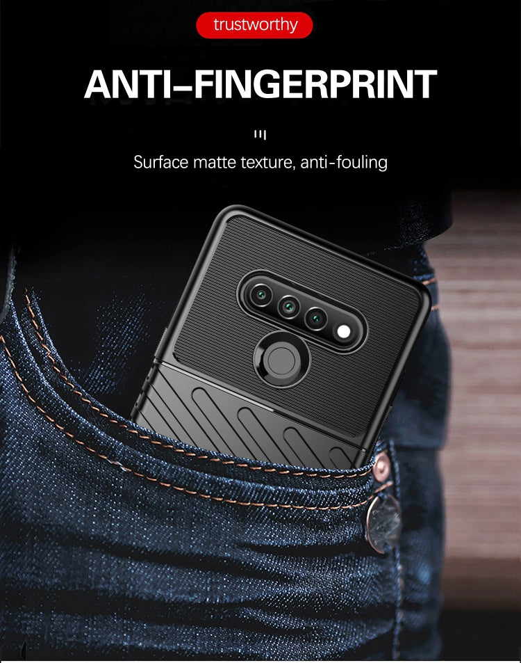 Custodia morbida protettiva in TPU antiurto Thunderbolt, For LG K51, For LG Q51, For LG Stylo 6, For Samsung Galaxy A21 (US Version), For Samsung Galaxy A21S