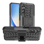 Gomma Texture TPU + Custodia per telefono PC con supporto, For Samsung Galaxy A24 4G, For Xiaomi Redmi 12C, For Xiaomi Poco C55, For Lenovo Tab M9