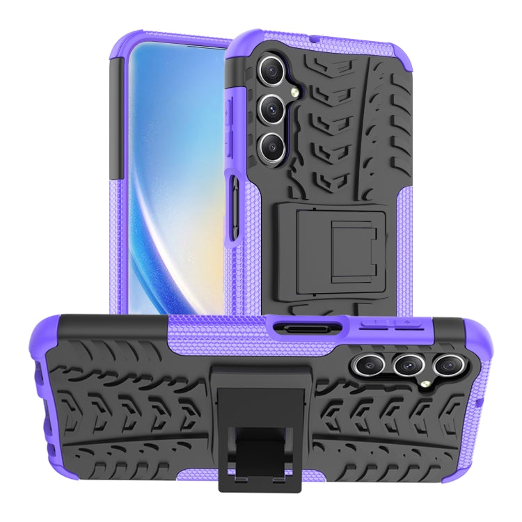 Gomma Texture TPU + Custodia per telefono PC con supporto, For Samsung Galaxy A24 4G, For Xiaomi Redmi 12C, For Xiaomi Poco C55, For Lenovo Tab M9