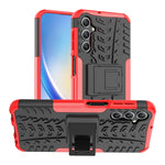 Gomma Texture TPU + Custodia per telefono PC con supporto, For Samsung Galaxy A24 4G, For Xiaomi Redmi 12C, For Xiaomi Poco C55, For Lenovo Tab M9