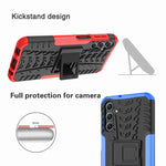 Gomma Texture TPU + Custodia per telefono PC con supporto, For Samsung Galaxy A24 4G, For Xiaomi Redmi 12C, For Xiaomi Poco C55, For Lenovo Tab M9