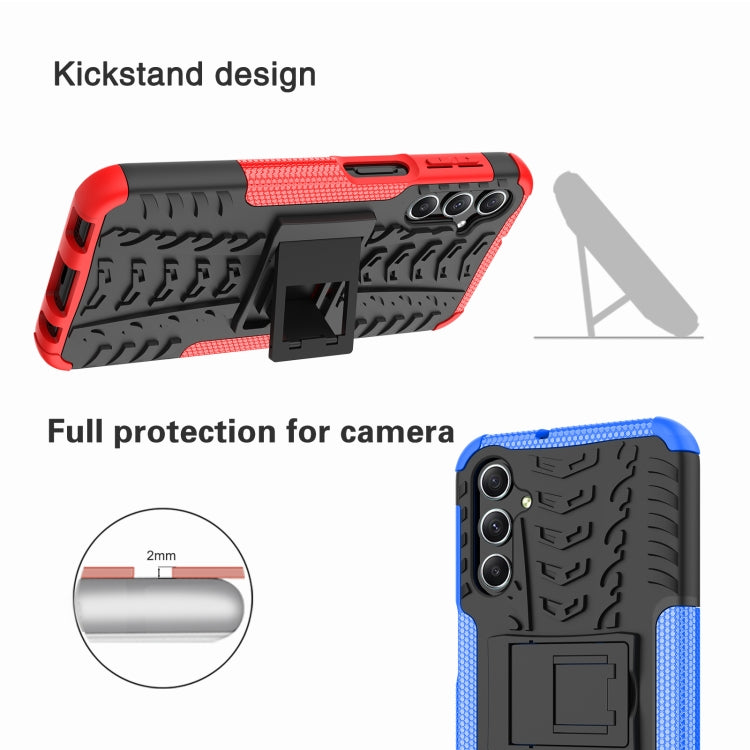 Gomma Texture TPU + Custodia per telefono PC con supporto, For Samsung Galaxy A24 4G, For Xiaomi Redmi 12C, For Xiaomi Poco C55, For Lenovo Tab M9