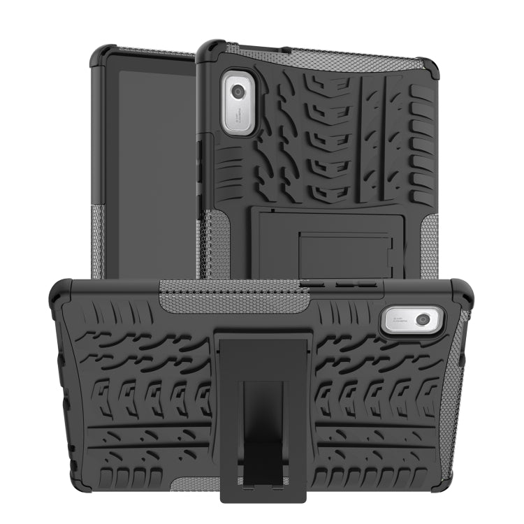 Gomma Texture TPU + Custodia per telefono PC con supporto, For Samsung Galaxy A24 4G, For Xiaomi Redmi 12C, For Xiaomi Poco C55, For Lenovo Tab M9