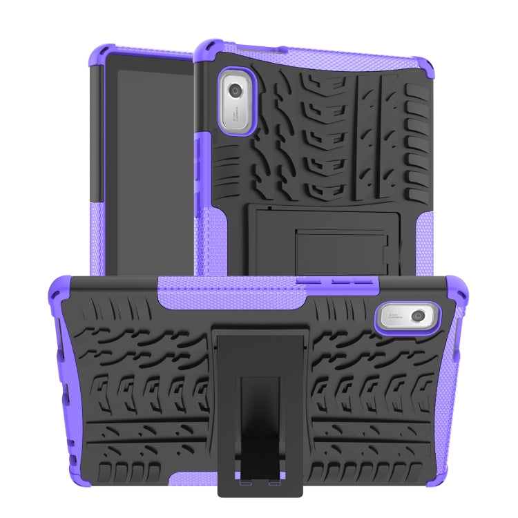 Gomma Texture TPU + Custodia per telefono PC con supporto, For Samsung Galaxy A24 4G, For Xiaomi Redmi 12C, For Xiaomi Poco C55, For Lenovo Tab M9