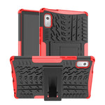Gomma Texture TPU + Custodia per telefono PC con supporto, For Samsung Galaxy A24 4G, For Xiaomi Redmi 12C, For Xiaomi Poco C55, For Lenovo Tab M9