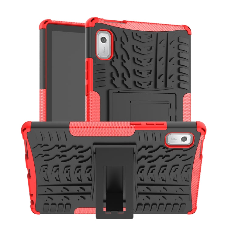 Gomma Texture TPU + Custodia per telefono PC con supporto, For Samsung Galaxy A24 4G, For Xiaomi Redmi 12C, For Xiaomi Poco C55, For Lenovo Tab M9
