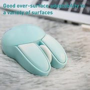 Mouse muto wireless MOFii M6 a forma di coniglio 2.4G