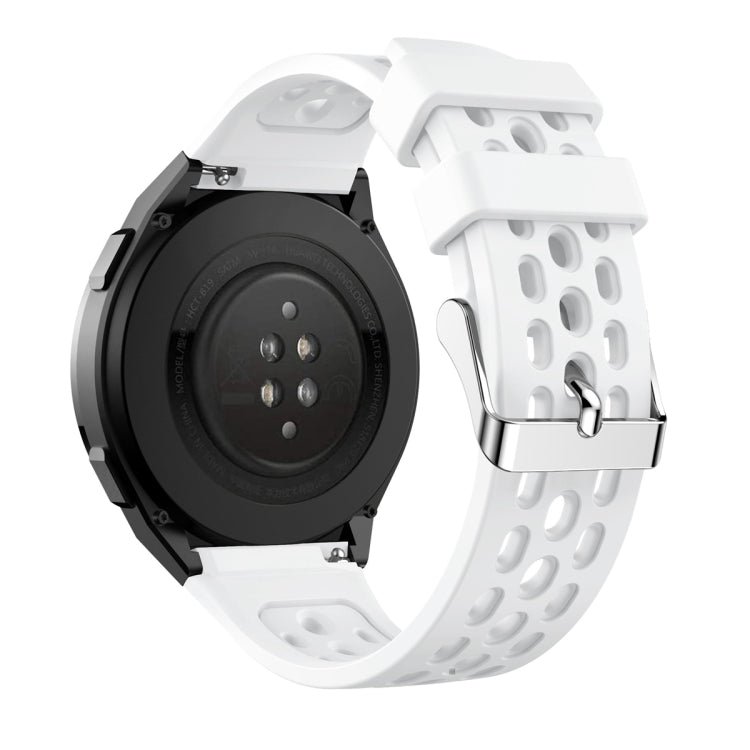 Cinturino in silicone con foro tondo tinta unita, For Huawei Watch GT 2e