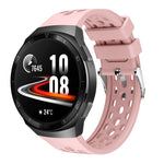 Cinturino in silicone con foro tondo tinta unita, For Huawei Watch GT 2e