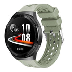 Cinturino in silicone con foro tondo tinta unita, For Huawei Watch GT 2e
