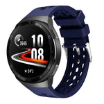 Cinturino in silicone con foro tondo tinta unita, For Huawei Watch GT 2e
